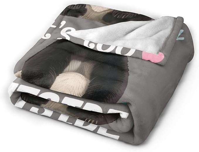 Panda Blanket, Soft Plush Fleece Animal Throw Blanket - Cozy Warm Stuffed Blankets Bedding Funny Panda Gifts for Women Girls Kids Adults 50"X60"