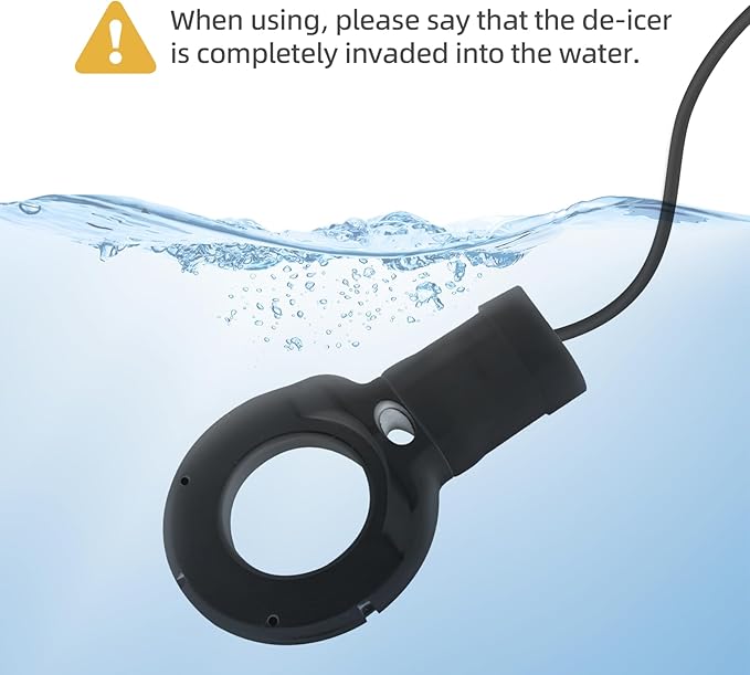 (2-Pack 500W Trough Heater & Stock Tank De-Icer - Made from Aluminum with Teflon Coating for Better Corrosion Resistance