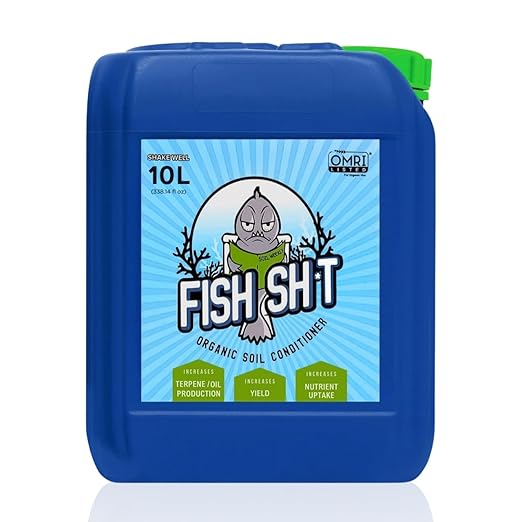 Fish Head Farms Organic Soil Conditioner - Organic Fertilizer for Increased Yield and Flavor - Plant Nutrients for Soil, Soilless, Hydroponic Farming - Garden Fertilizer - 10L