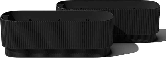 Veradek Demi Series Raised Garden Bed - Self-Watering Planter for Backyard & Garden | All-Weather Use