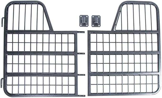 EASY-UP Titan Horse Stall Gates | Heavy-Duty Steel Construction | Rust-Resistant Finish | Ideal for Barn, Farm & Equestrian Use | Miniature Gate with Yoke - 48" Wide | Color Gray Armor