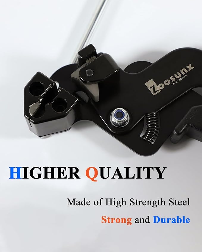 Metal Zip Tie Tool Kit: Heavy-Duty Stainless Steel Cable Tie Tensioner with 200PCS 11.8-Inch Self-Locking Metal Zip Ties for Fencing, Exhaust, Pipes & Industrial Repairs (200PCS+TOOL, SILVER)