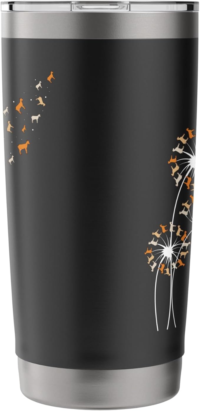 Dandelion Goats - Goat Lover Farm Animal Breeding Rancher Stainless Steel Insulated Tumbler