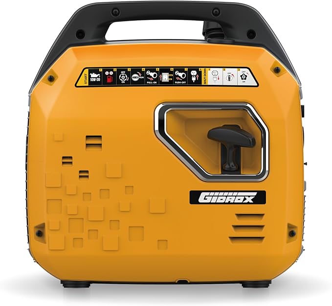 2500W Inverter Generator, RV Ready Gas Powered,Portable Generator Clean Energy Source with CO Sensor Parallel Capable and Super Quiet EPA Compliant for Outdoor