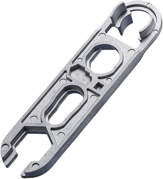 16 In 1 Multi Function Faucet Wrench, Professional Adjustable Sink Tool, 18.0x4.6cm, Kitchen Faucet Aerator Removal, Bathroom Drain Wrench, Heavy Duty Plumbing Spanner, For Toilet Shower Bathtub Insta