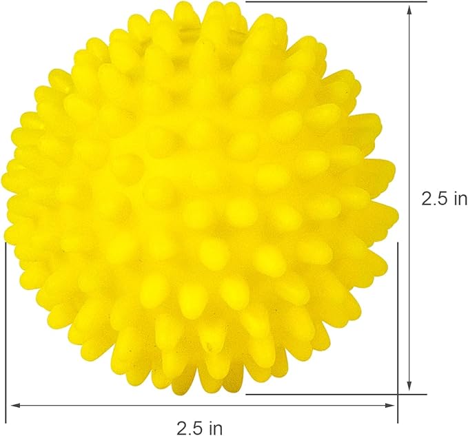 Dryer Balls 4 Pack - Non-Toxic Reusable Dryer Balls (Yellow)