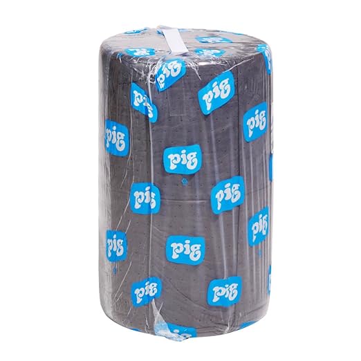 PIG Absorbent Mat Roll - 24" x 300' Lightweight Mat Roll - Absorbs up to 32.4 Gallons per Roll - MAT245