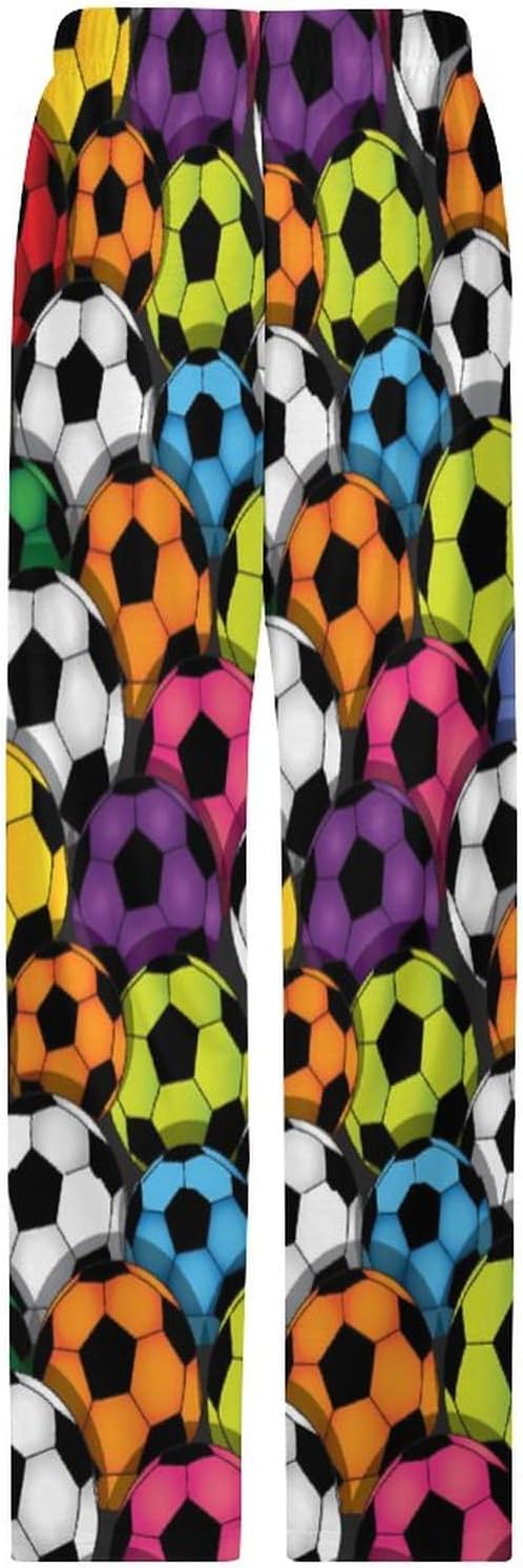 Funny Mens Pajama Pants Lightweight Soft Lounge Pant Sleep Pj Bottoms for Men With Pockets