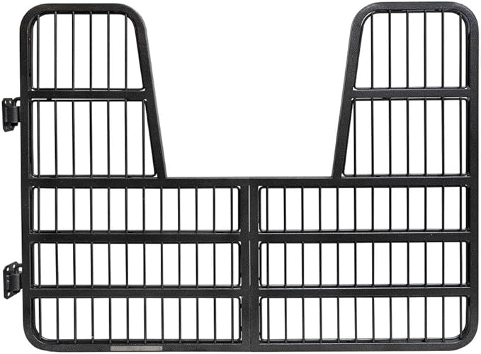 Easy-Up Titan Horse Stall Gates | Heavy-Duty Steel Construction | Rust-Resistant Finish | Ideal for Barn, Farm & Equestrian Use | Gate with Yoke - 52" Wide | Color Gray Armor