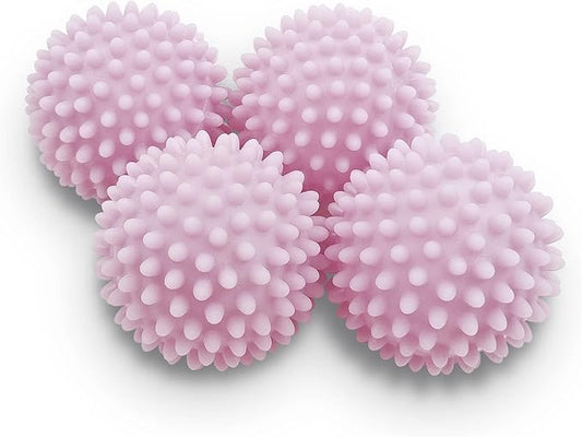 Dryer Balls 4 Pack - Non-Toxic Reusable Dryer Balls (Light Purple)