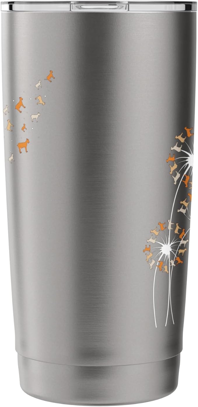 Dandelion Goats - Goat Lover Farm Animal Breeding Rancher Stainless Steel Insulated Tumbler