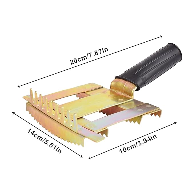 Horse Brush – Livestock Grooming Comb, Portable Equine Hair Tool | Efficient Mane Tail Cleaning Brush for Pet Cattle Horse Goat Sheep Stable Farm Outdoor Barn Care Daily Handling Equipment