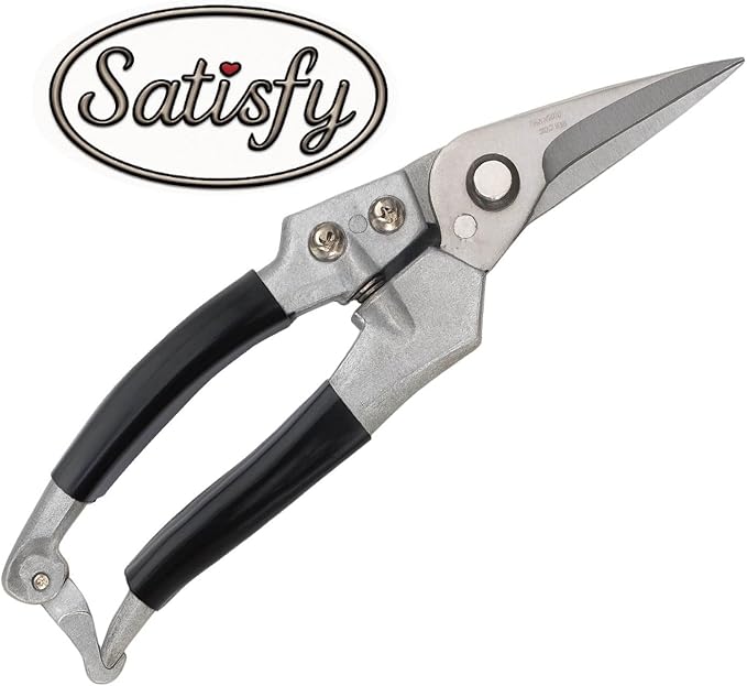 Goat Hoof Trimmers and Farrier Shears – Versatile Hoof, Wire, and Pipe Cutting Tool for Livestock – Silver (2pack)