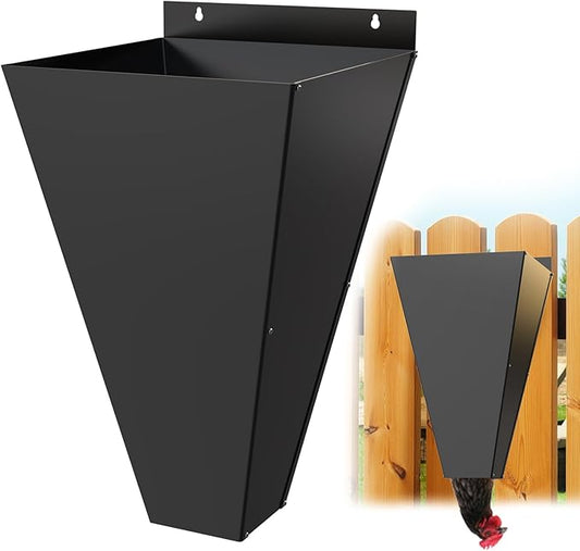 Large Chicken Cone for Butchering, Foldable Kill Cones for Chickens, Galvanized Chicken Butchering Equipment for Broilers, Laying Hens and Turkeys for 8-18 Lbs (Large)