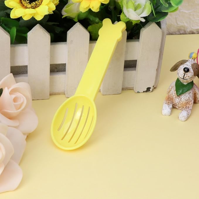 Hamster Sand Scooper Cats Litter Shovel Litter Hollowed for Cats Hedgehogs Cage Hamster Sand Bath Scooper