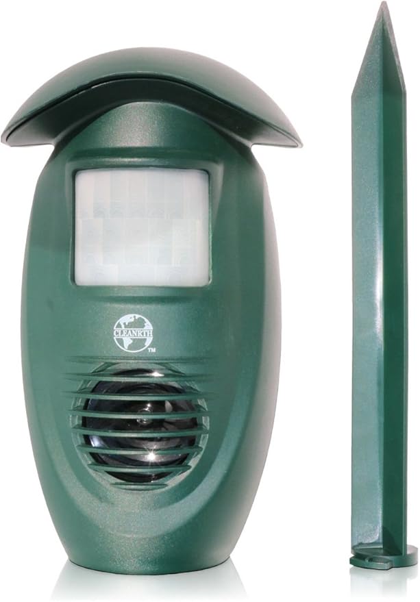 Cleanrth TSAR550 Super Advanced Ultrasonic Animal Repeller – Includes Triple Scan Technology
