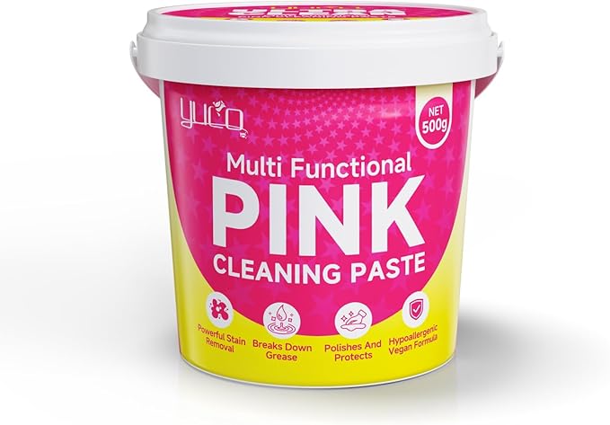 YCUO All Purpose Cleaner-The Pink Stuff-The Miracle All Purpose Cleaning Paste Clay Bar Cleans Stoves,Bathrooms,All Hard Surfaces–100% Natural Cleaning Product