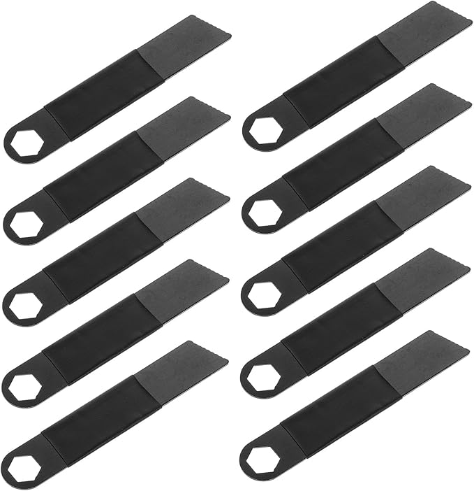 10pcs Multi-Functional Flint Scraper Fire Starters for Camping and Survival Portable Lightweight Emergency Fire Starter Tool for Outdoor Campfires and Essential Accessories