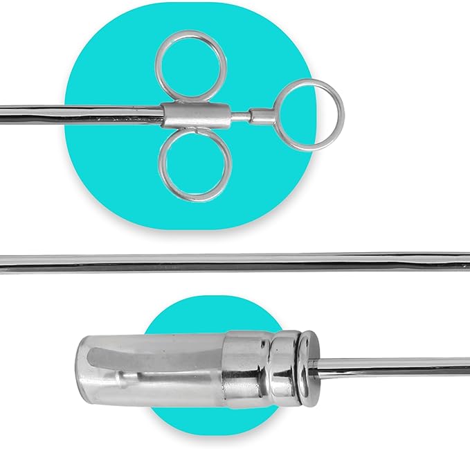 17" Plastic Head Balling Gun 2.5" Plastic Head – Durable Veterinary Tool for Efficient Medication Delivery in Large Animals, Livestock Care, and Cattle Treatment