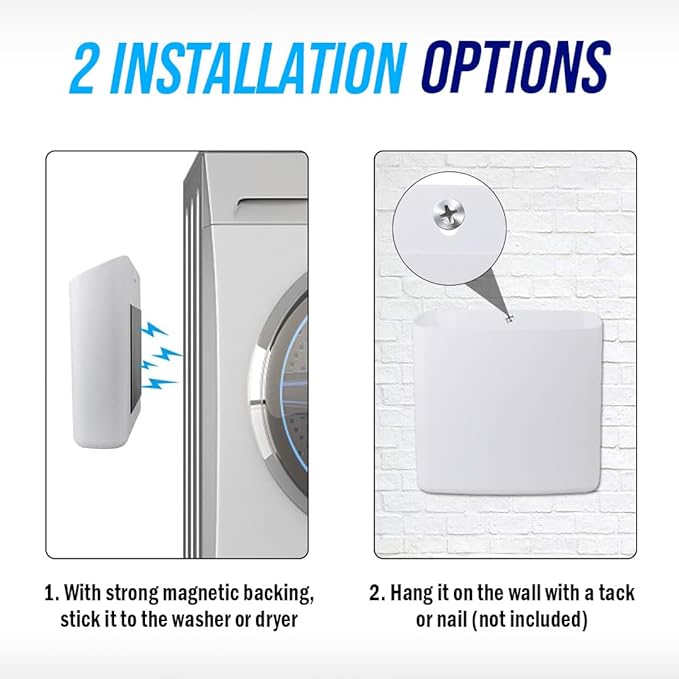 Simplation Laundry Detergent Cup Holder Collection: MAGNETIC LINT HOLDER BIN for Laundry Room Storage