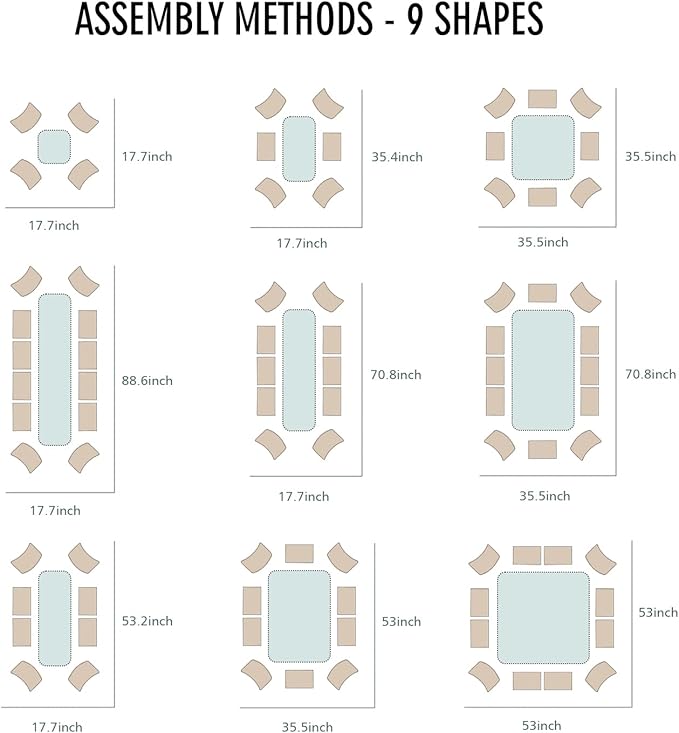 BPS 9-in-1 Metal Raised Garden Bed, 6x3 FT Galvanized Planter, Extra Tall 17" Design for Vegetables and Flowers