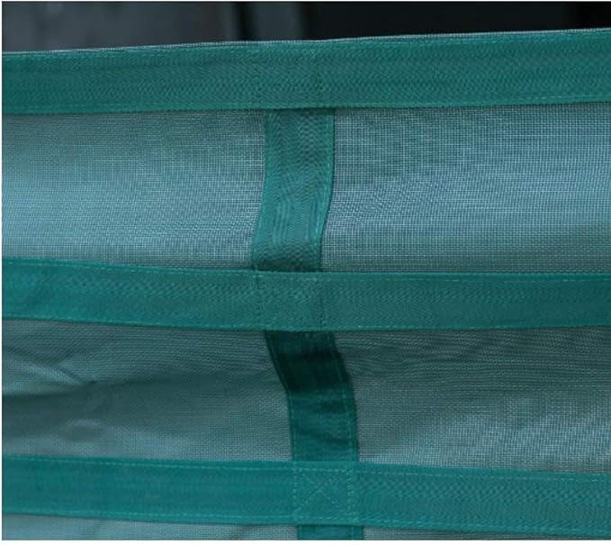 Dura-Tech Aisle Guard | Color Black | Expands 10' to 12' | High Visibility Nylon Mesh | Promotes Maximum Airflow | Comes with Installation Kit Quality