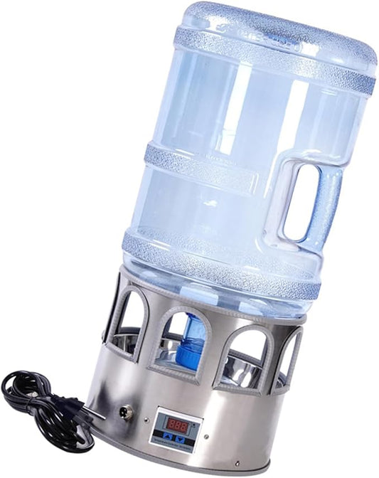 5 Gallon Warmed Poultry Drinker with Against Spill Base Permanent Untarnished Bucket for Multiple Feathered Yearlong Energy Efficient Heated Waterer for Poultry