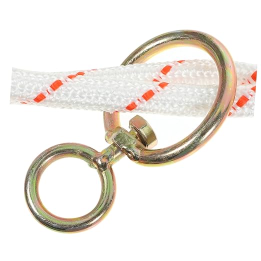 Gatuida Cattle and Sheep Management Cattle Bull Ropes Farm Livestock Training Halter Sheep Goat Halter Barn Cow Cattle Safety Halter Cattle Halter Rope Cow Turn Out Cord Cows Metal White