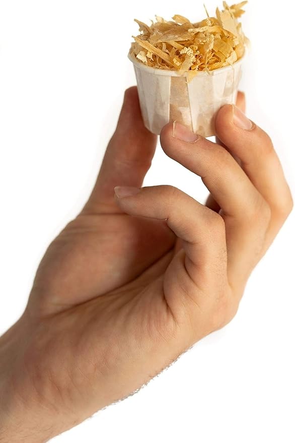 Superior Trading Fire Starter Pods in Carton Box - Fire Starters for Campfires, BBQ, Grill, Pit, Wood Stove & Charcoal Starter, 15-20-Min Burn, 100 Extra Large Pods, USA-Made, Brown