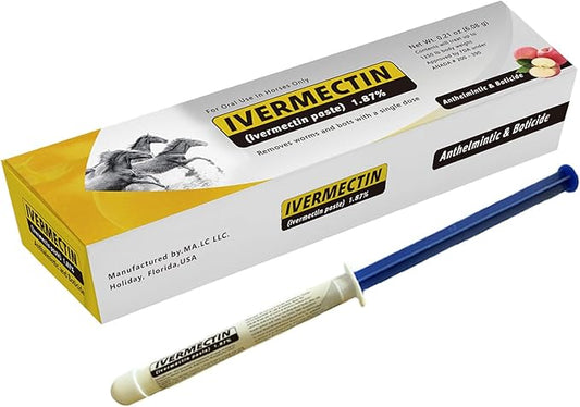 Paste for Horse 1.87% – 6.08g Tube – Apple Flavored –for Horses Up to 1250 lb - 1 Pack