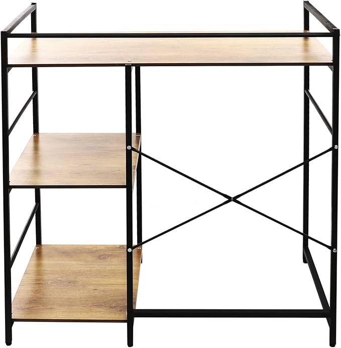 3 Tier Bathroom Washer Dryer Storage Shelf, 43.3×23.6×44.1In Washing Machine Storage Utility Rack, Space Saving Shelving Units Clothes Dryers Shelf for Laundry Room, Balcony