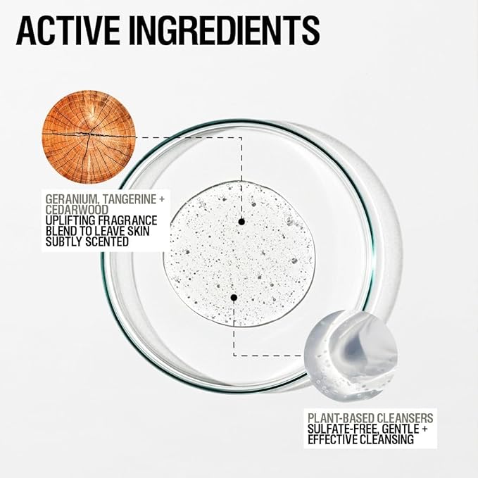 Grown Alchemist Revive Body Cleanser Refill Pouch. Cedarwood, Tangerine, Geranium. Gentle Body Wash. Hydrates & Cleanse Skin, (1L).