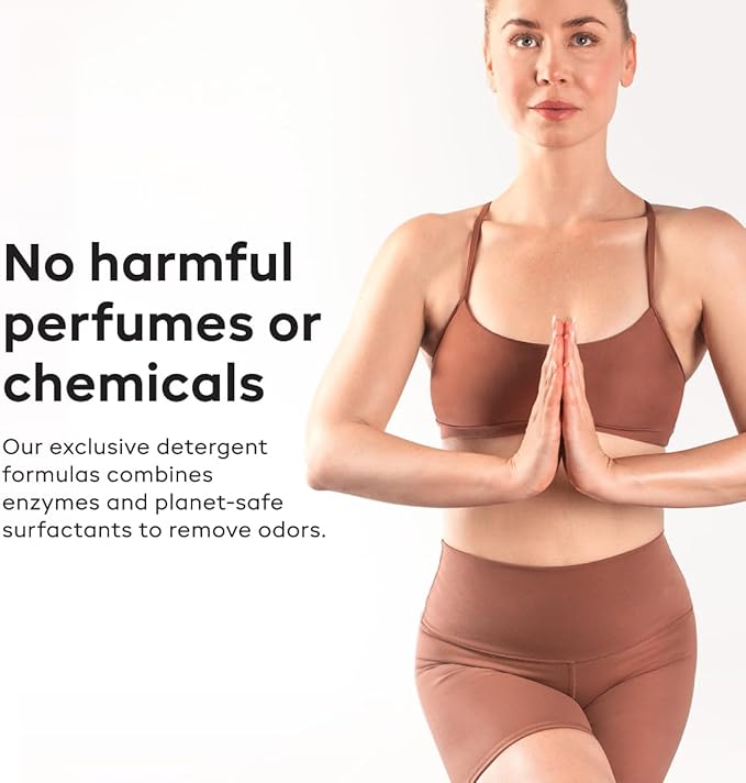 Nonaste Liquid Laundry Detergent - 32 Fl Oz (Pack of 2) - Activewear Laundry Detergent for Workout Clothes & More - Scented & Unscented, Gentle & Color Safe