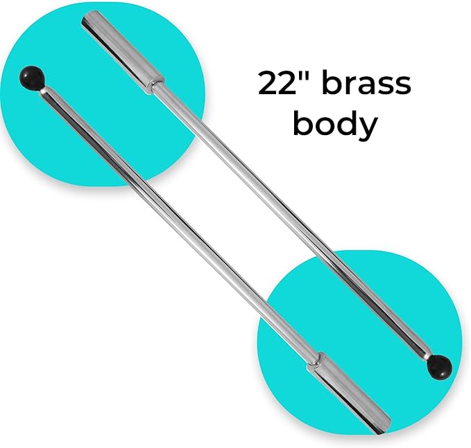 22" Metal Head Balling Gun with 5" Brass Metal Head – Durable Veterinary Tool for Efficient Medication Delivery in Large Animals, Livestock Care, and Cattle Treatment