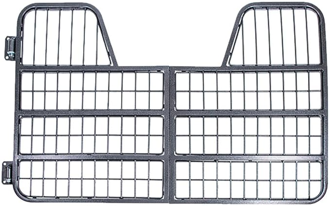 EASY-UP Titan Horse Stall Gates | Heavy-Duty Steel Construction | Rust-Resistant Finish | Ideal for Barn, Farm & Equestrian Use | Miniature Gate with Yoke - 48" Wide | Color Gray Armor