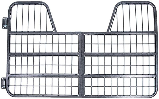 EASY-UP Titan Horse Stall Gates | Heavy-Duty Steel Construction | Rust-Resistant Finish | Ideal for Barn, Farm & Equestrian Use | Miniature Gate with Yoke - 48" Wide | Color Gray Armor