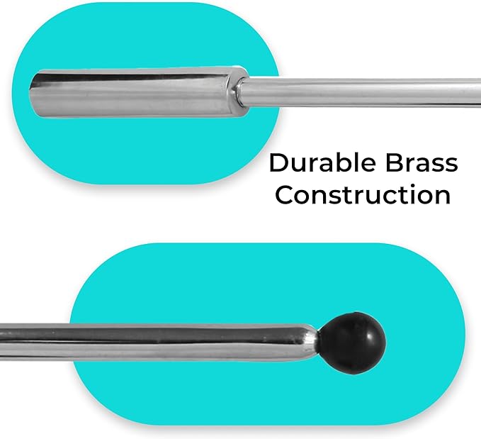 22" Metal Head Balling Gun with 5" Brass Metal Head – Durable Veterinary Tool for Efficient Medication Delivery in Large Animals, Livestock Care, and Cattle Treatment