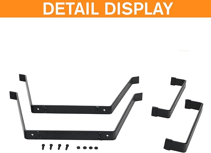 GREEN PARTY Firewood Rack 20 Inch Indoor/Outdoor Firewood Holder, Log Rack Wood Holder for Fireplace, Kindling Wood Storage and Stove Accessories(Black)