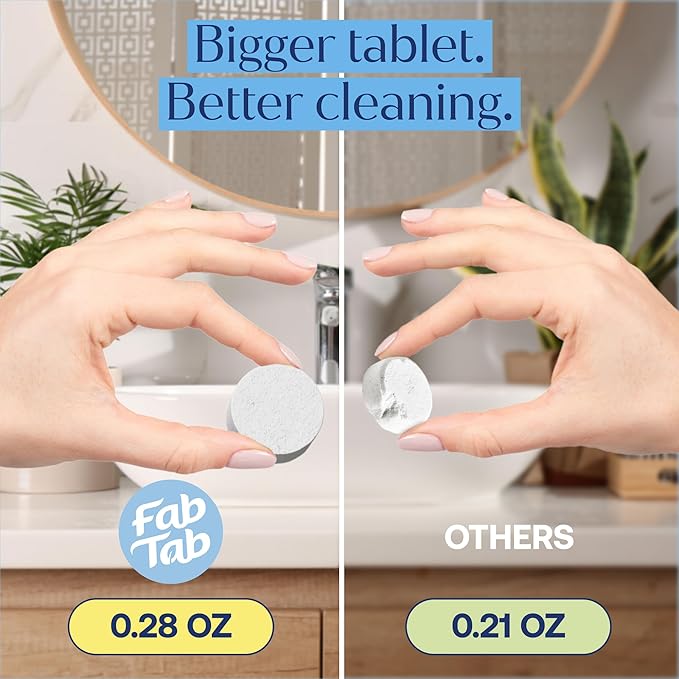 Fab Tab Home Starter Kit - Natural Cleaning Products - Household Cleaners - All-Purpose Cleaner Tablets - Plant-Based, Plastic-Fee - No Harsh Chemicals | Cleaning Kit