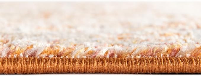 Unique Loom Isabella Collection Area Rug - Adjani (10'x 14' 1" Rectangle, Rust Red/ Black)