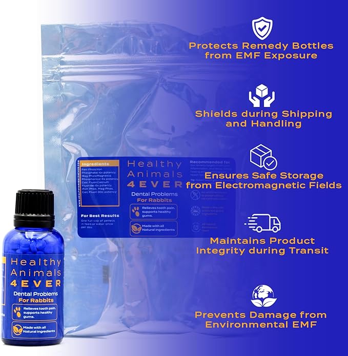 HealthyAnimals4Ever HA4E - Rabbit Dental Problems Treatment - Preventive Care for Dental Issues & Overgrown Teeth - Promotes Oral Health - Natural Homeopathic Tablets - 300 Count