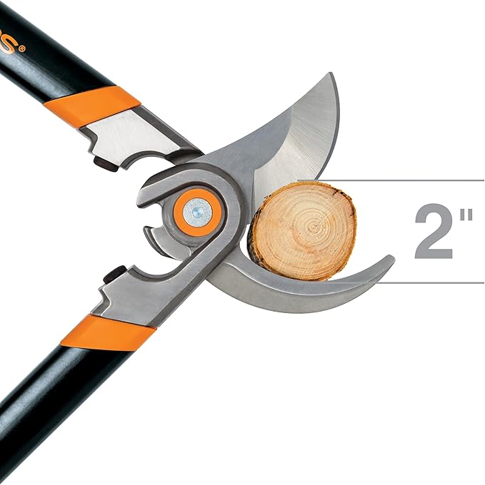Fiskars Forged Lopper, Heavy-Duty Branch Cutter Gardening Tool with Replaceable Blade, 30", Black/Orange