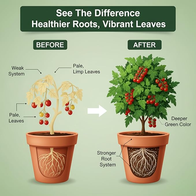 GS Plant Foods Liquid Kelp Fertilizer – Suitable for Organic Growing, OMRI Listed Seaweed Concentrate for Lawns, Gardens & Soil - 1 Gallon (Makes Up To 800+ Gallons)