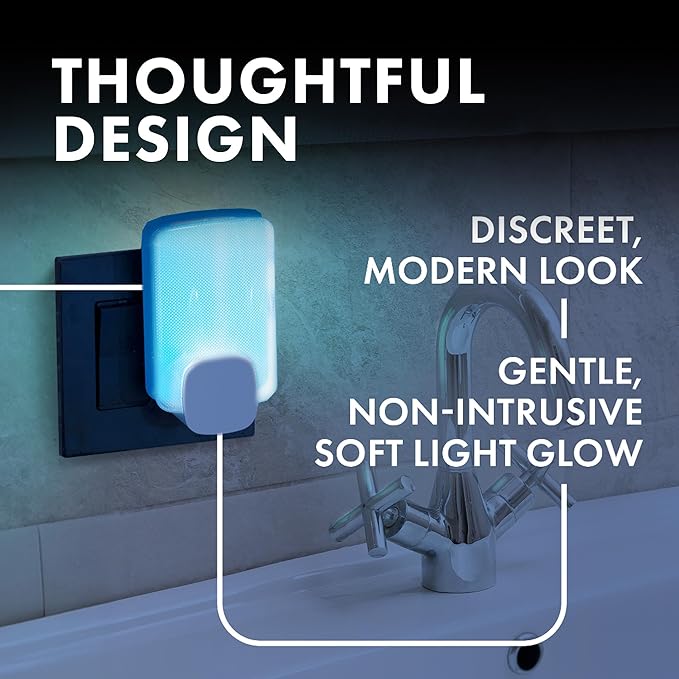 STEM Insect Trap - Indoor Fruit Fly & Gnat Pest Control for House, Home and Kitchen, Attracts & Traps Flying Bugs, Soft Blue Light - Includes 2 Plug-in Devices & 4 Cartridges