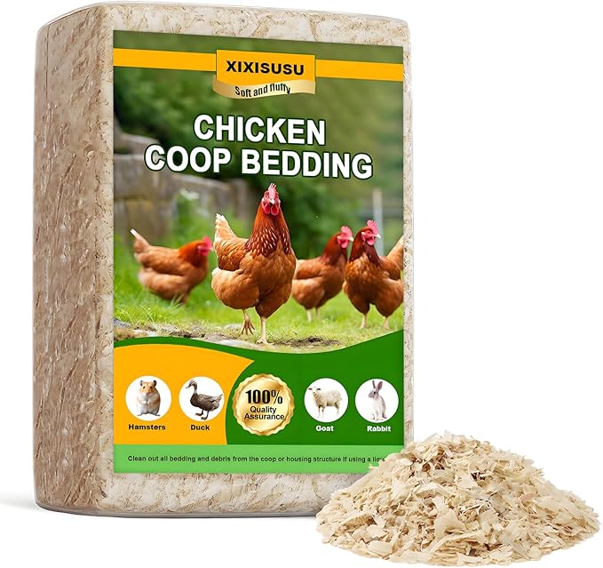 Pine Shavings, Wood Shavings, Chicken Coop, Small Animal Bedding, Chicken Coop Bedding, Odor Control for Pet Guinea Pigs, Rabbits, Hamsters, Gerbils, and Chinchillas (2 LB)