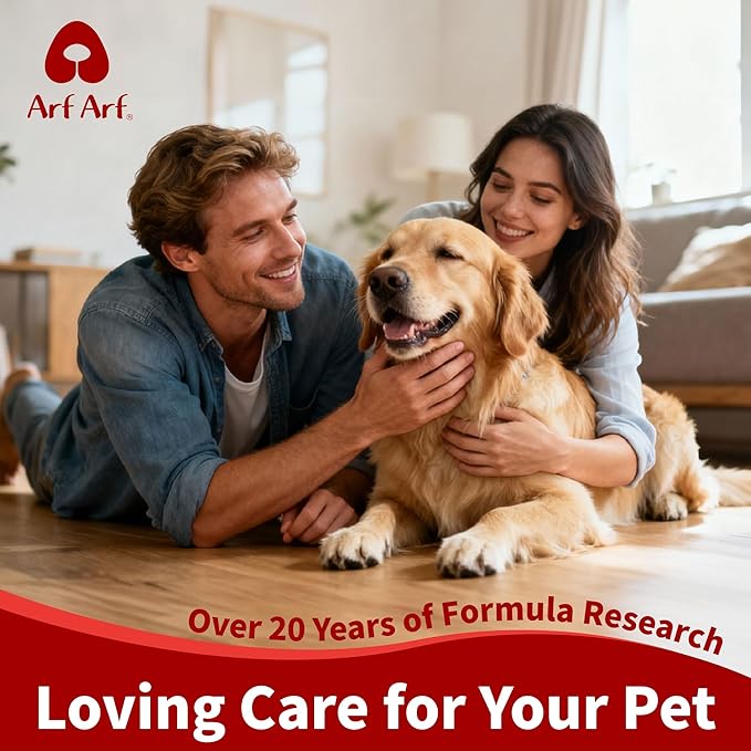 Arf Arf Oatmeal Dog Shampoo for Itchy Skin and Allergies - Soothing Oatmeal Formula Provides Anti Itch Relief for Dry, Sensitive Skin - Hypoallergenic Calming Wash for All Breeds - 16oz