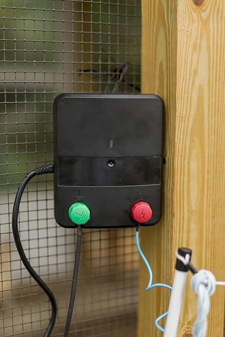 Starkline 42" x 164' Standard Electric Poultry Netting Kit with A/C Energizer (11/42/3) Electric Chicken Fence Kit for Backyards, Homesteads, and on Farms and Ranches