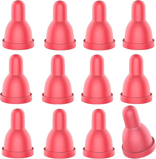 12Pcs Sheep Goat Lamb Milk Nipples Soft Rubber Pacifier for Small Animal Feed Orphaned Lamb