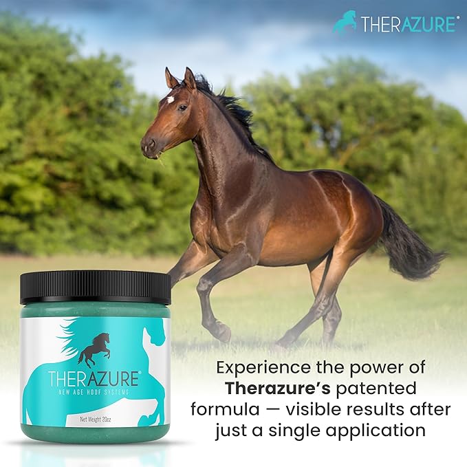 Horse Hoof Thrush Treatment Clay and White Line Equine Care: Effective on Horses, Cows, Goats, Sheep, Pigs and All Hooved Animals- 20 oz Jar New Heat Resistant Formula*
