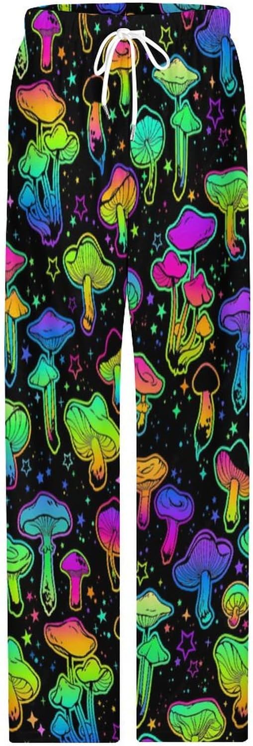 Funny Mens Pajama Pants Lightweight Soft Lounge Pant Sleep Pj Bottoms for Men With Pockets